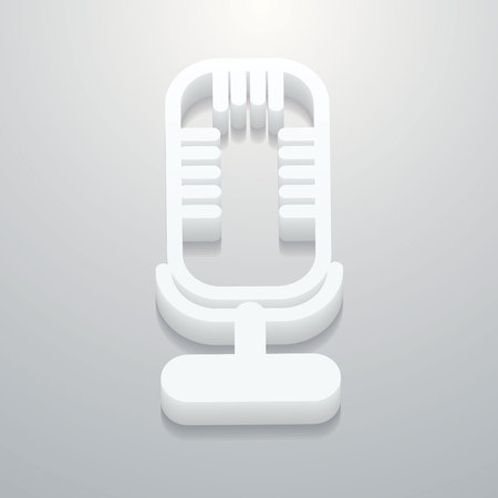Microphone Vectorのイラスト素材