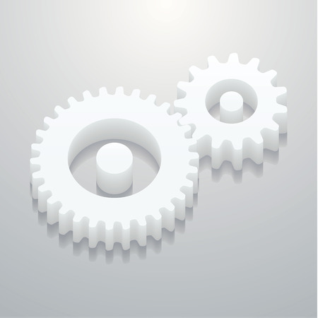 Vector illustration of gearsのイラスト素材