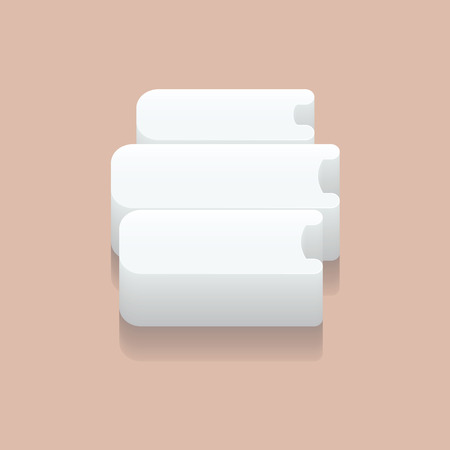 Icon of several books.のイラスト素材