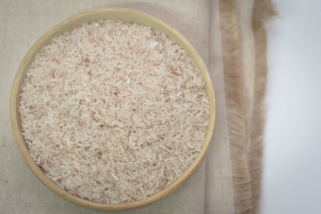 Asian white rice or uncooked white rice