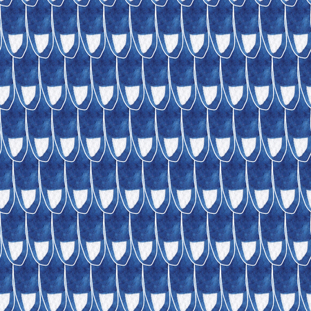 Watercolor seamless abstract pattern. Nature inspiration