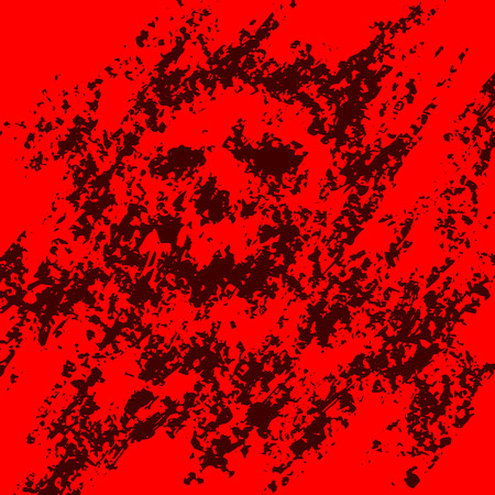 Scary skull abstraction from debris and dots. Vector illustration. Genre of horror. Scary character for Halloween.のイラスト素材