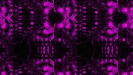 Scary zombie face pattern on black background. Illustration in horror genre. Abstraction monster character face.の写真素材