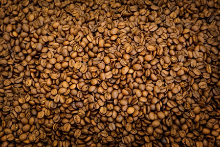 Roasted coffee beans の写真素材
