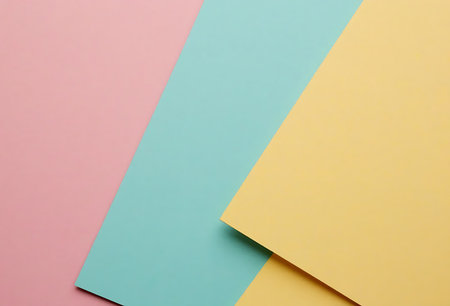 Blank sticky note on colorful background, copy space for your textの写真素材