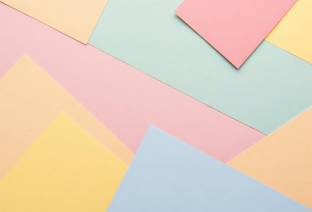 Colorful pastel paper background with copy space for text or imageの写真素材