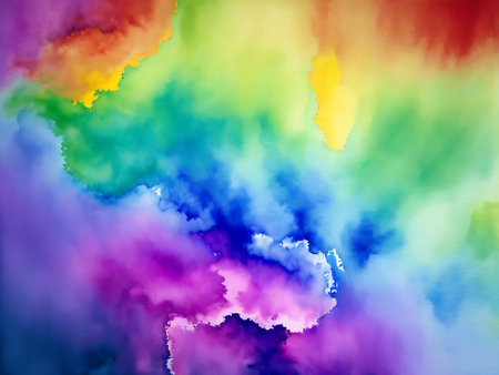 Colorful abstract watercolor background. Digital painting. 3d renderingの写真素材