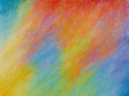 abstract colorful background with grunge brushstrokes and paint stainsの写真素材