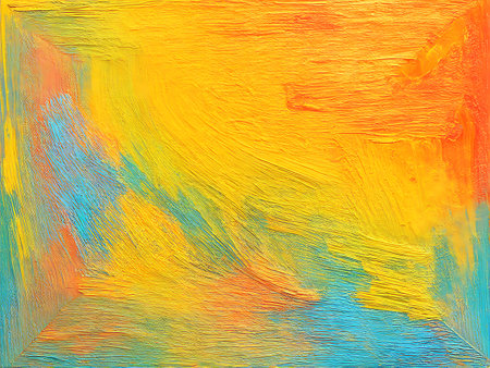 Abstract oil painting background. Hand-painted background. SELF MADE.の写真素材