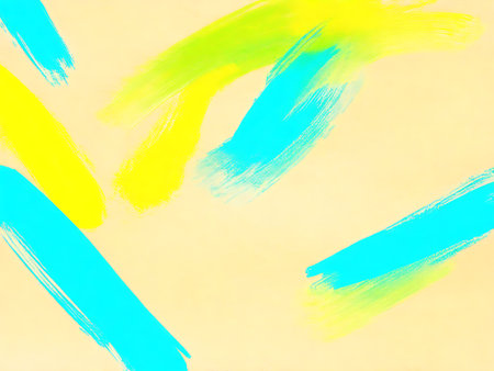 Abstract color strokes. Color paint strokes for texturesの写真素材