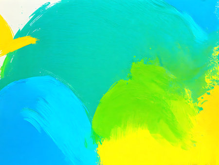 Abstract color strokes. Color paint strokes for texturesの写真素材