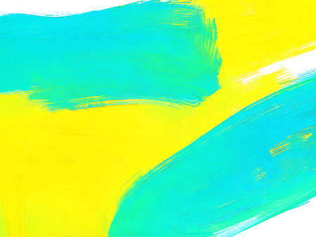 Abstract color strokes. Color paint strokes for texturesの写真素材
