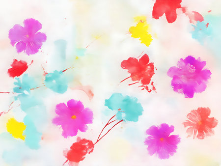 Abstract color strokes. Color paint strokes for texturesの写真素材