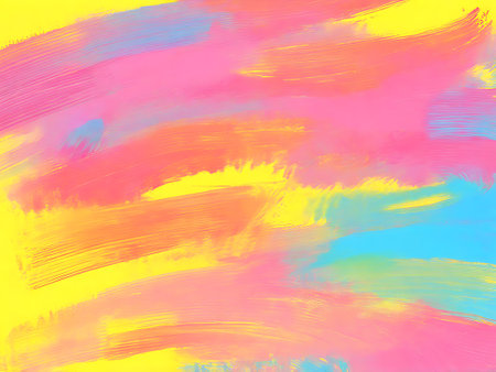 Abstract color strokes. Color paint strokes for texturesの写真素材