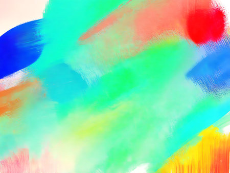 Abstract watercolor background. Colorful texture. Oil painting style.の写真素材