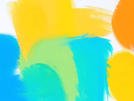 Abstract watercolor background. Hand-painted backgroundの写真素材