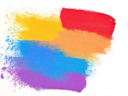 Abstract watercolor background. Hand-painted backgroundの写真素材