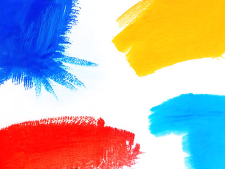 Abstract watercolor background. Hand-painted backgroundの写真素材