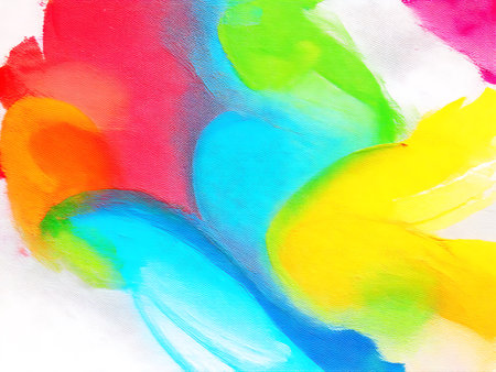 Abstract watercolor background. Hand-painted backgroundの写真素材
