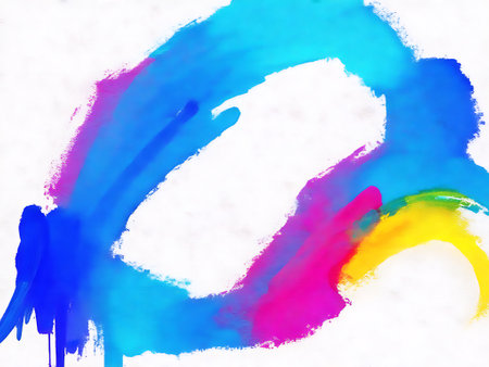 Abstract watercolor background. Hand-painted backgroundの写真素材