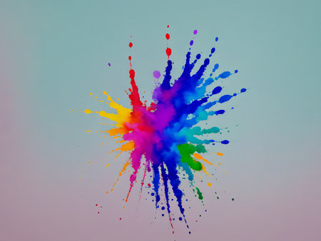 Abstract watercolor background. Hand-painted background. Colorful texture.
