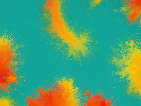 Rich paint abstract background colorの写真素材