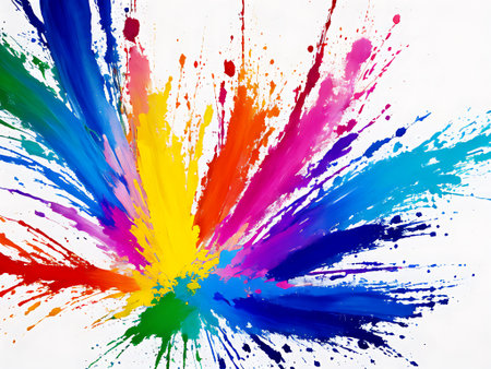 Rich paint abstract background color