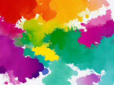 Rich paint abstract background colorの写真素材