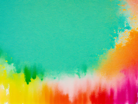 Abstract watercolor background. The texture of colored watercolor paint on the backgroundの写真素材