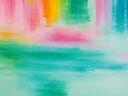 abstract rainbow background with watercolor and grunge brush strokes.