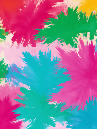 Abstract watercolor background with colorful spots. Hand-drawn illustration.