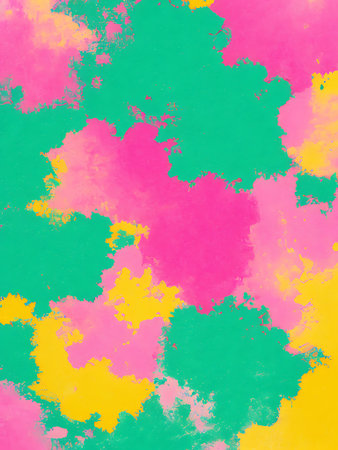 Abstract watercolor background with colorful spots. Hand-drawn illustration.