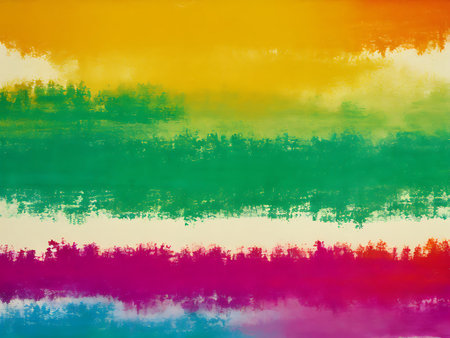 Abstract watercolor background with colorful spots. Hand-drawn illustration.