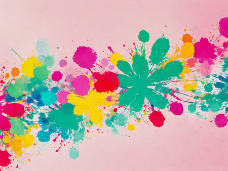 Abstract watercolor background. Hand-painted background. Illustration.の写真素材