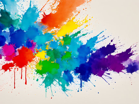 Abstract watercolor background. Hand-painted background. Illustration.の写真素材