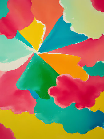 Abstract watercolor background. Hand-painted background. Illustration.の写真素材
