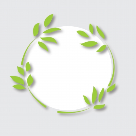 green leaf ecology icon designのイラスト素材