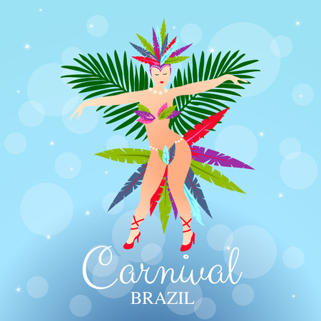 Carnival in Rio de Janeiroのイラスト素材