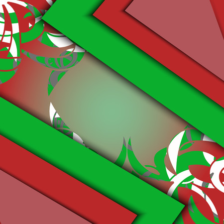 Colorful patterns with frame for text. Vector graphic eps10.のイラスト素材