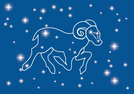 vector illustration of zodiacal symbol のイラスト素材