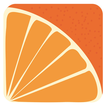 vector stylized background with orange