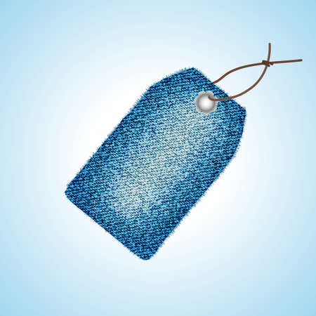 Denim special offer tagのイラスト素材