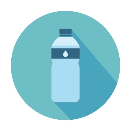 Flat Style Icon with Long Shadowのイラスト素材