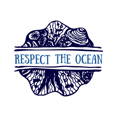 World ocean day iconのイラスト素材