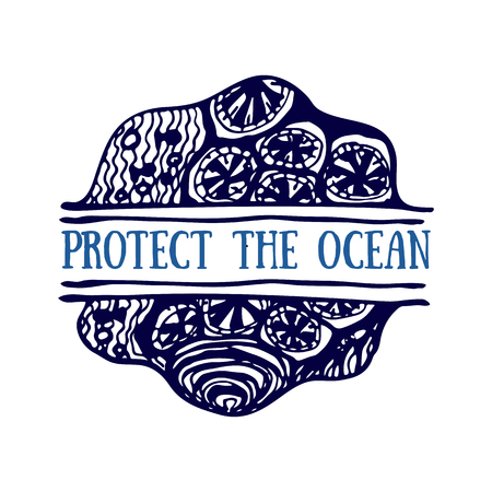 World ocean day iconのイラスト素材
