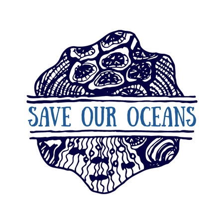 World ocean day iconのイラスト素材