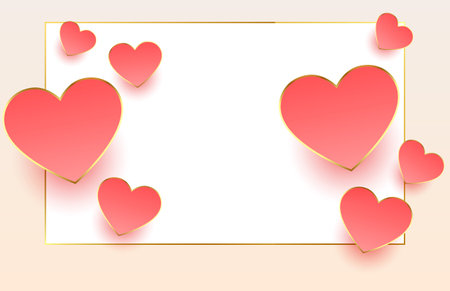 paper heart on a pink background, valentine dayの写真素材