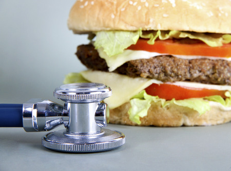 the food will not damage your healthの写真素材