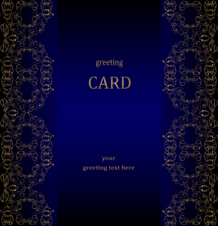 Vintage greeting cards in Victorian style.のイラスト素材