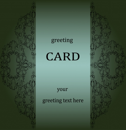 Vintage greeting cards in Victorian styleのイラスト素材